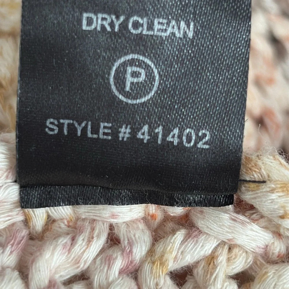 360 Sweater Celestia Cotton Chunky Knit Striped Sweater - Size Small - Picture 8 of 8